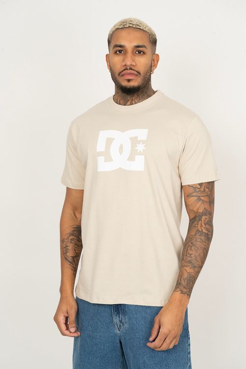 Camiseta DC Shoes M/C Dc Star Bege