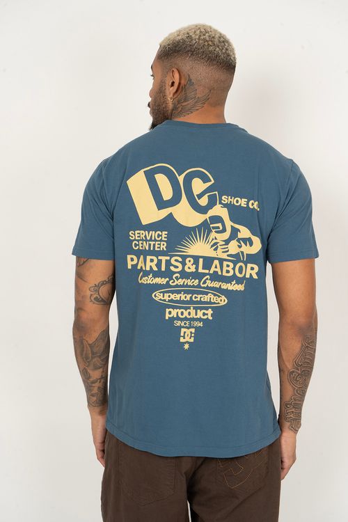 Camiseta DC Shoes M/C Dc Parts Dep Azul