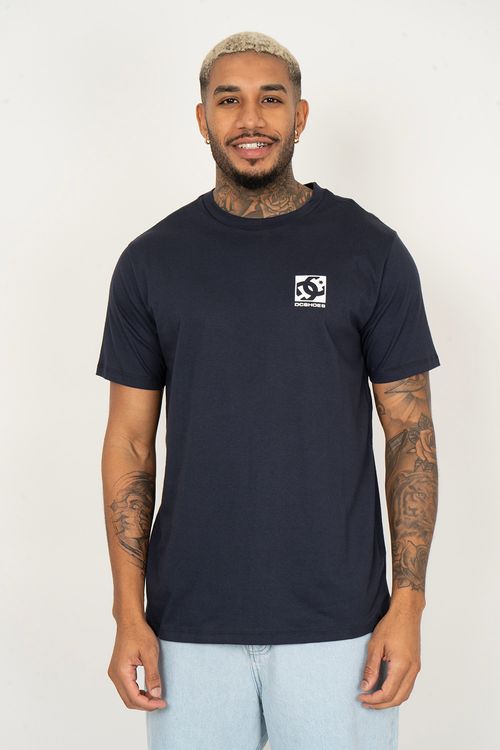 Camiseta DC Shoes M/C Slant Marinho