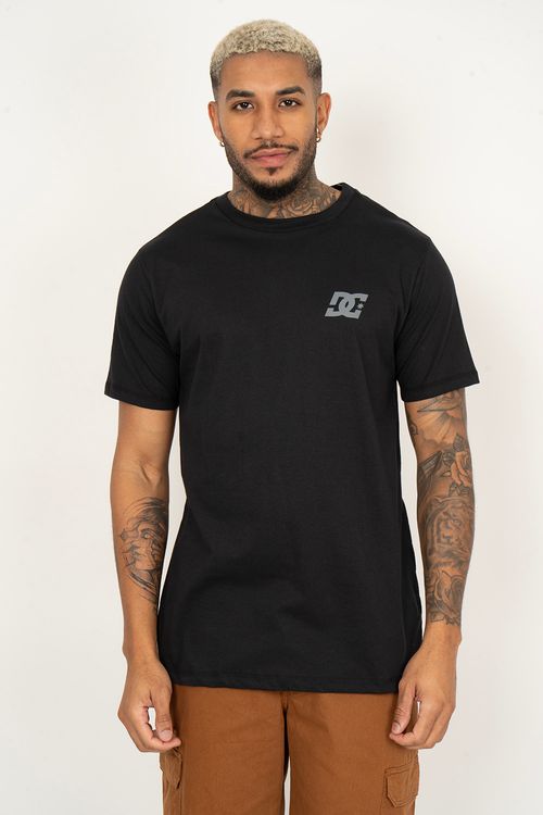 Camiseta DC Shoes M/C Back Stripe Preto