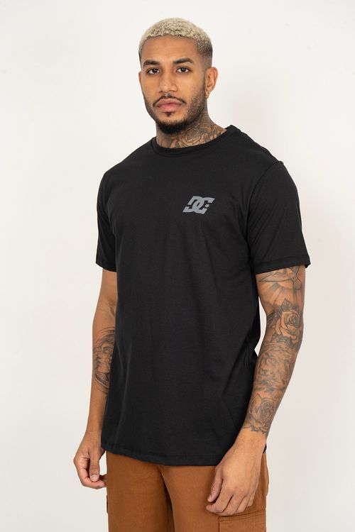Camiseta DC Shoes M/C Back Stripe Preto