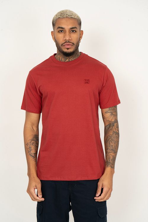 Camiseta DC Shoes M/C Embroidery Vermelho
