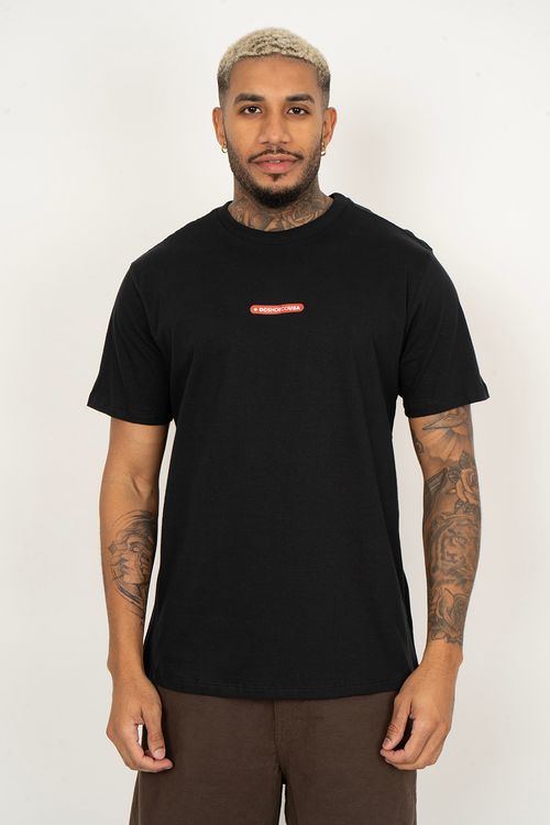 Camiseta DC Shoes M/C Tape Dcshoe Preto