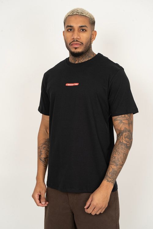 Camiseta DC Shoes M/C Tape Dcshoe Preto