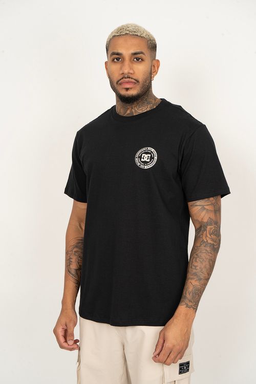 Camiseta DC Shoes M/C Dc Corpo Fb Preto