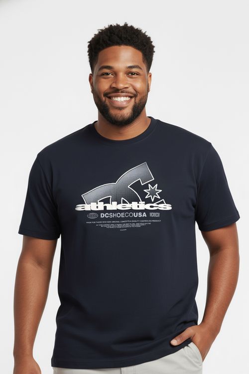 Camiseta DC Shoes M/C Slathletic   Ps Marinho