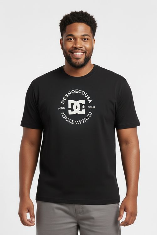 Camiseta Dc Shoes M/C Dc Star Pilot Ps Preto