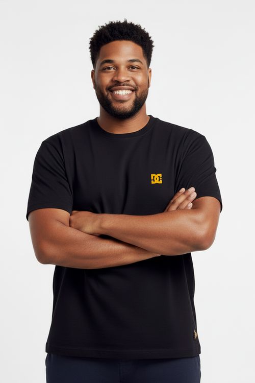 Camiseta Dc Shoes M/C Backstripe  Ps Preto