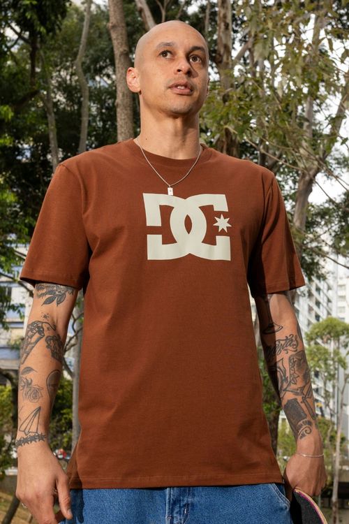 Camiseta DC Shoes M/C Dc Star Marrom