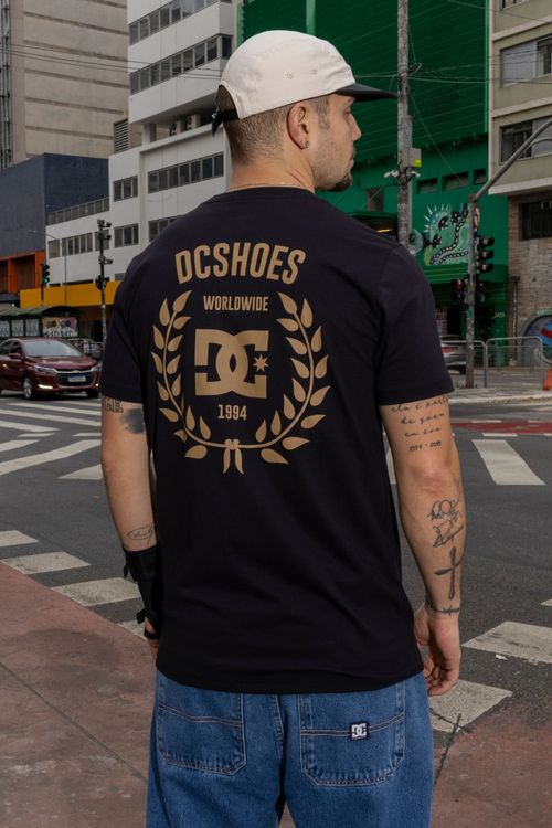 Camiseta DC Shoes M/C Worldwide 94 Preto