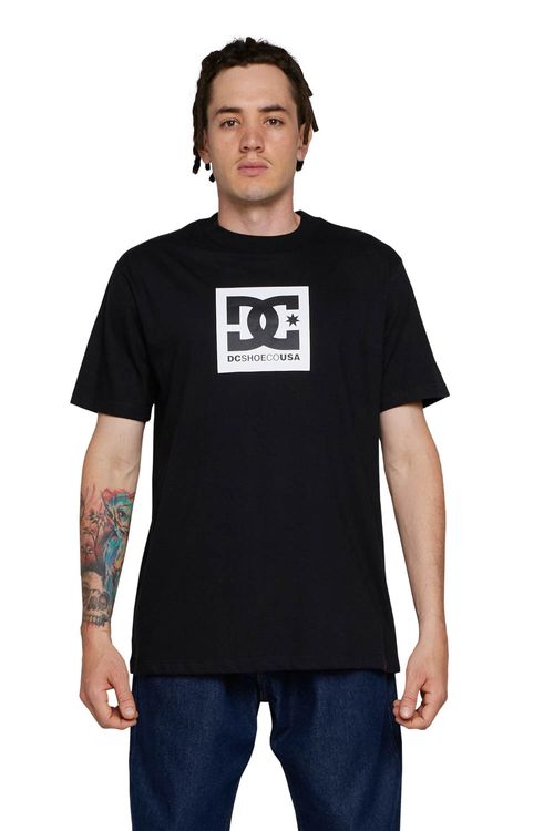 Camiseta Dc Shoes M/C  Square Star Hss  Preto