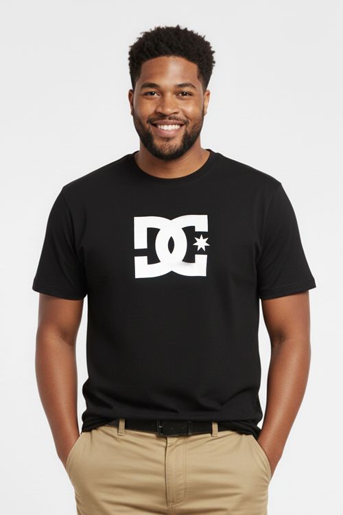 Camiseta DC Shoes M/C Dc Star Ps Preto