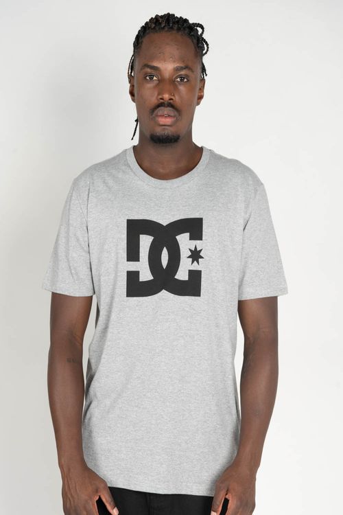 Camiseta DC Shoes M/C Star Cinza Mescla