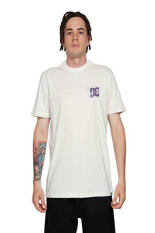 Camiseta DC Shoes M/C Mid Century Off White