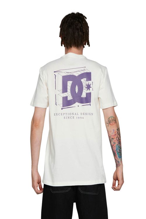 Camiseta DC Shoes M/C Mid Century Off White