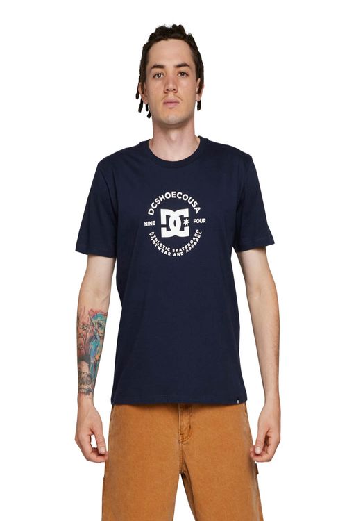 Camiseta DC Shoes M/C Tar Pilot Marinho