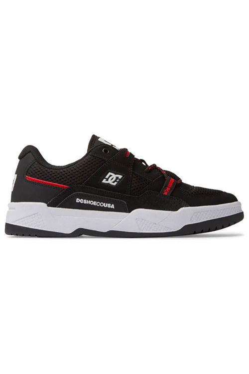 Tênis DC Shoes Construct Imp Black/Hot Coral