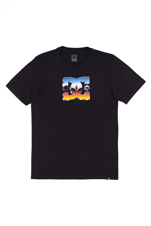 Camiseta DC Shoes M/C Chrome Star Preto