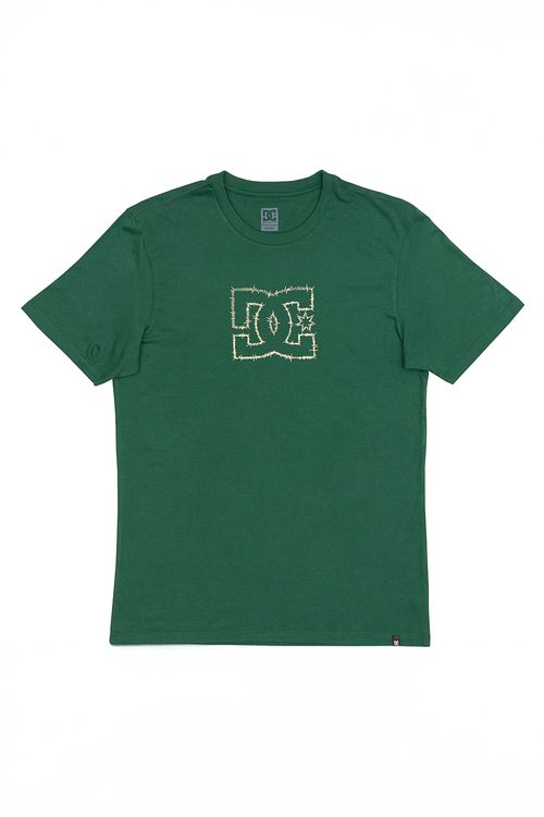 Camiseta DC Shoes M/C Stitched Star Verde Escuro
