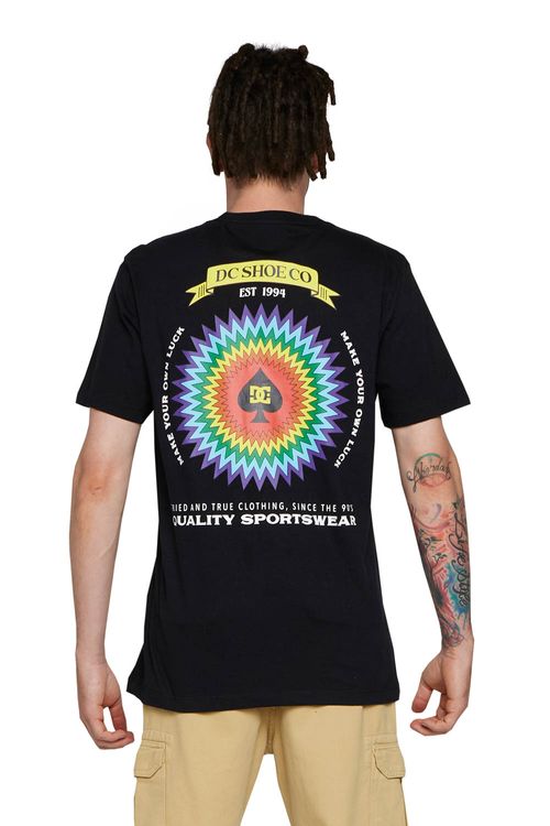 Camiseta DC Shoes M/C Lucky Hand Preto