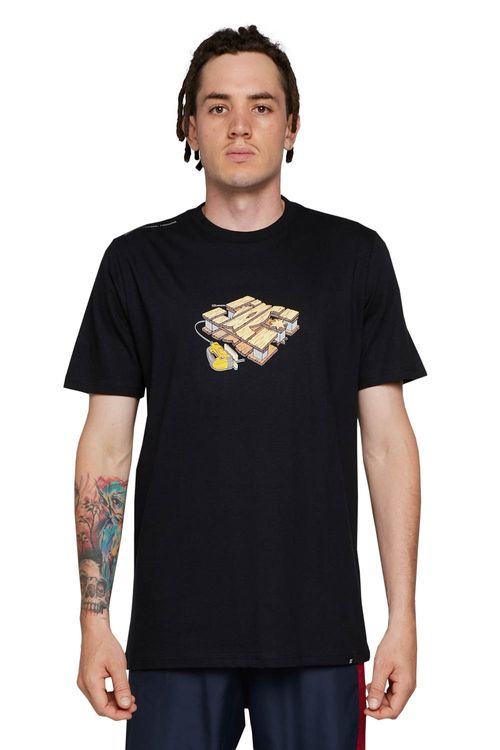 Camiseta DC Shoes M/C Handmade Preto
