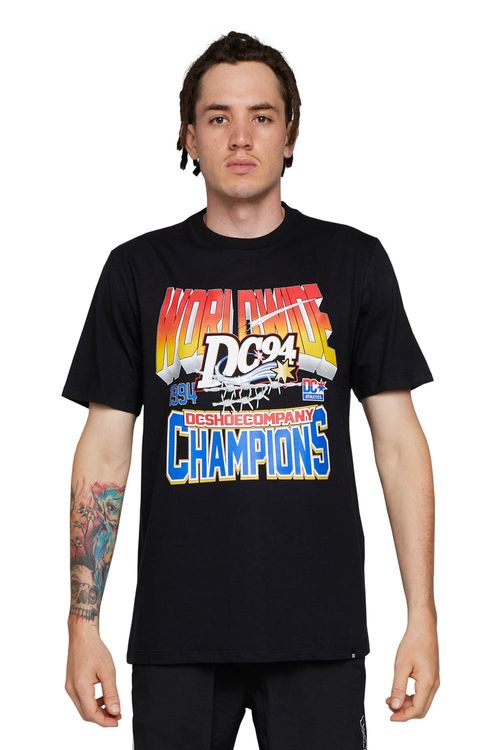 Camiseta DC Shoes M/C 94 Champs Preto