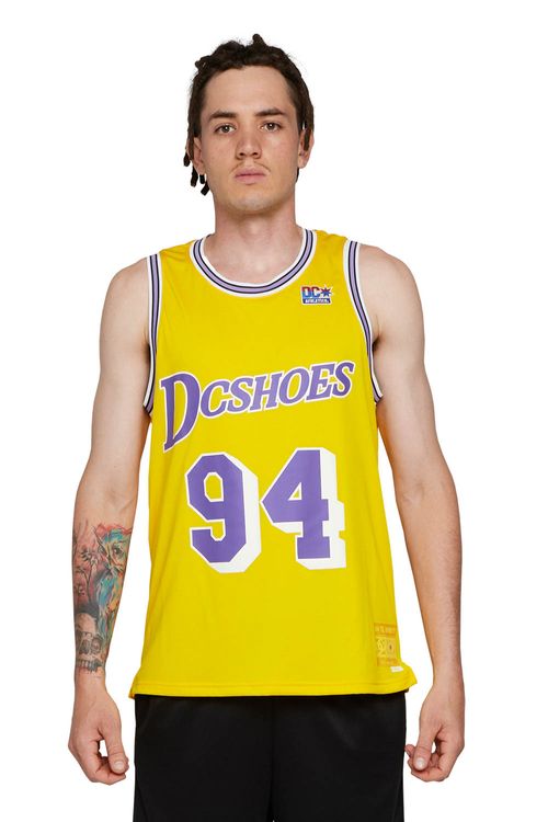 Regata DC Shoes Showtime Jersey Amarelo