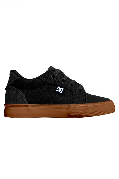 Tênis DC Shoes Anvil Tx La T Tn Black/Black/Gum