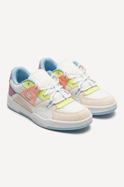Tênis DC Shoes Construct Imp White/Multi