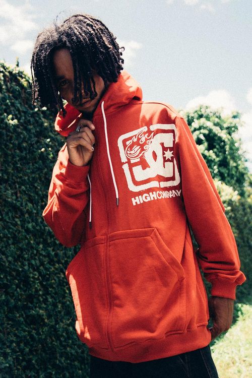 Hoodie High X DC Red