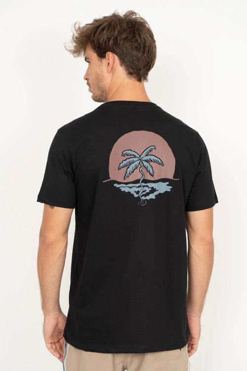 Camiseta Quiksilver M/C High Island I Preto