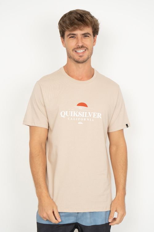 Camiseta Quiksilver M/C High Sun I Bege