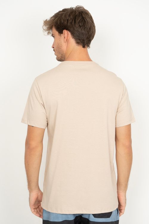 Camiseta Quiksilver M/C High Sun I Bege