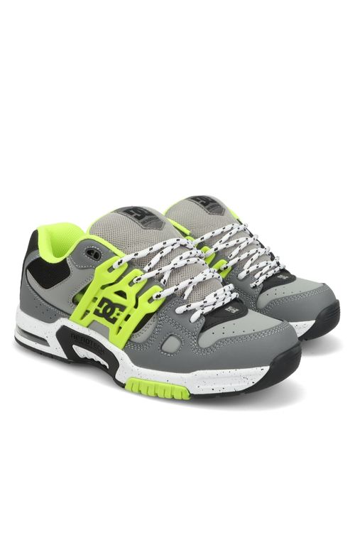 Tênis DC Shoes At-2 Grey / Black / Lime