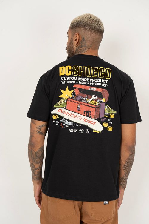 Camiseta DC Shoes M/C Garage Preto