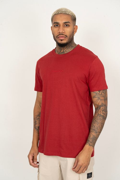 Camiseta DC Shoes M/C Baseline Vermelho