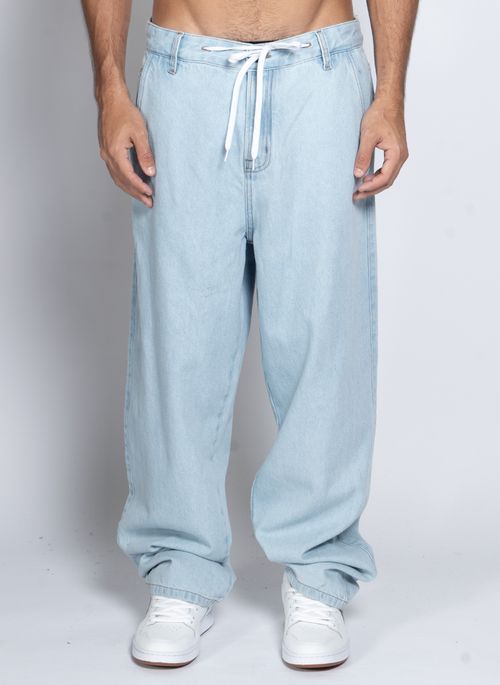 Calca DC Shoes Jeans Worker Baggy Blue Azul Claro