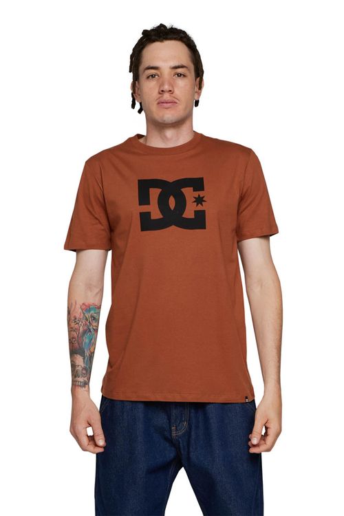 Camiseta Dc Shoes M/C  Star Color  Marrom