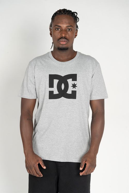 Camiseta DC Shoes M/C Star Cinza Mescla
