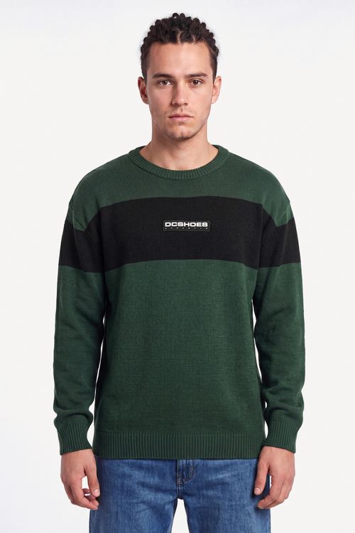 Tricot Dc Shoes Single Stripe Verde