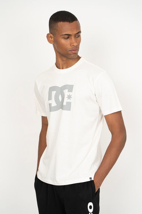 Camiseta Dc Shoes M/c Dc Star Snow White