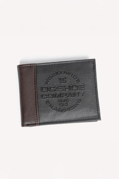 Carteira DC Shoes Reynotts Preto/Marrom