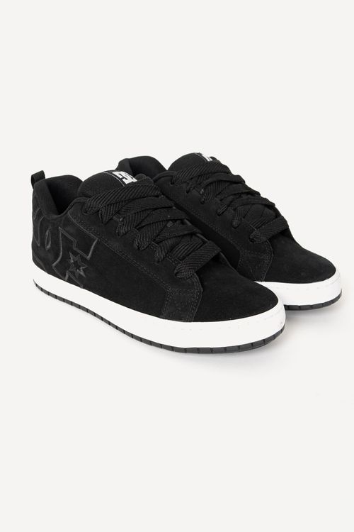 Tênis Dc Shoes Dc New Court Graffik Se Black/White
