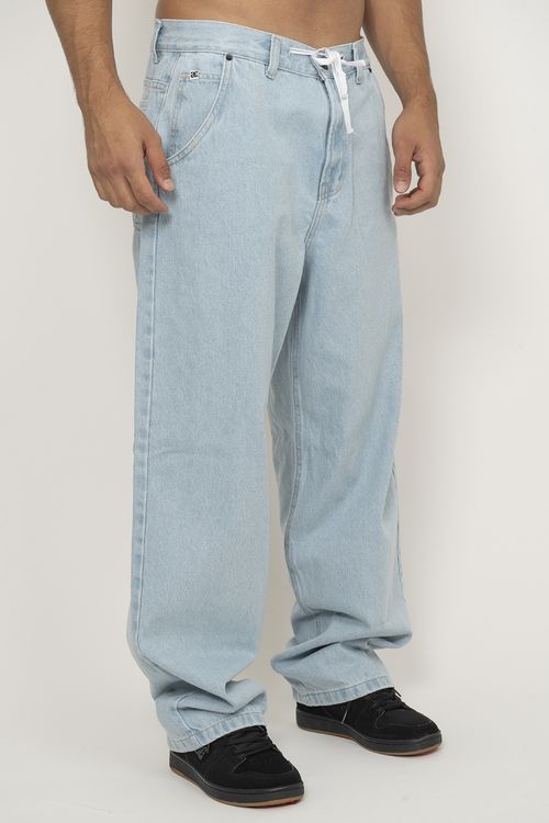 Calca DC Shoes Jeans Worker Baggy Blue Azul Claro
