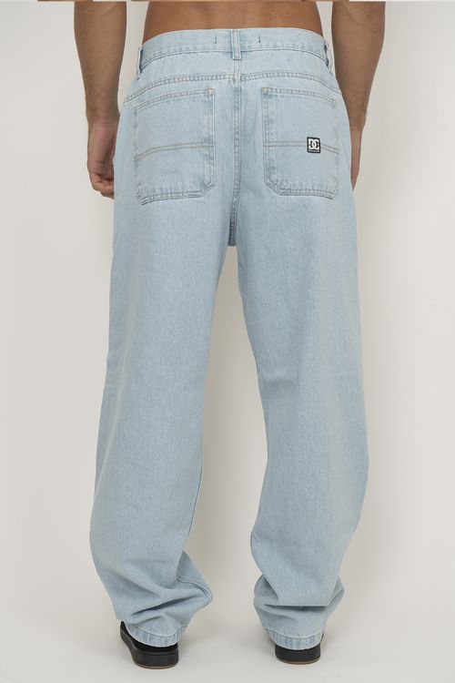 Calca DC Shoes Jeans Worker Baggy Blue Azul Claro