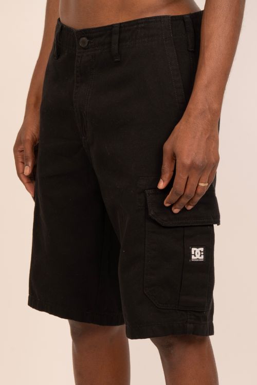 Bermuda DC Shoes Worker Cargo Preto